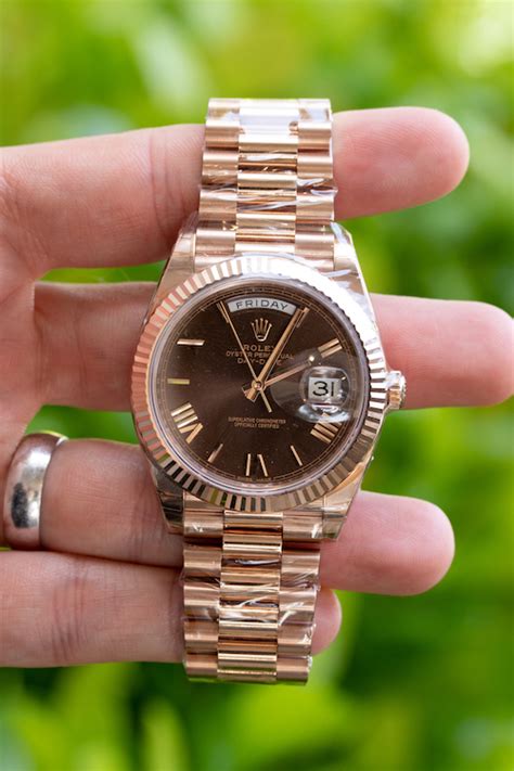 rolex presidential chocolate dial|rolex president dial price.